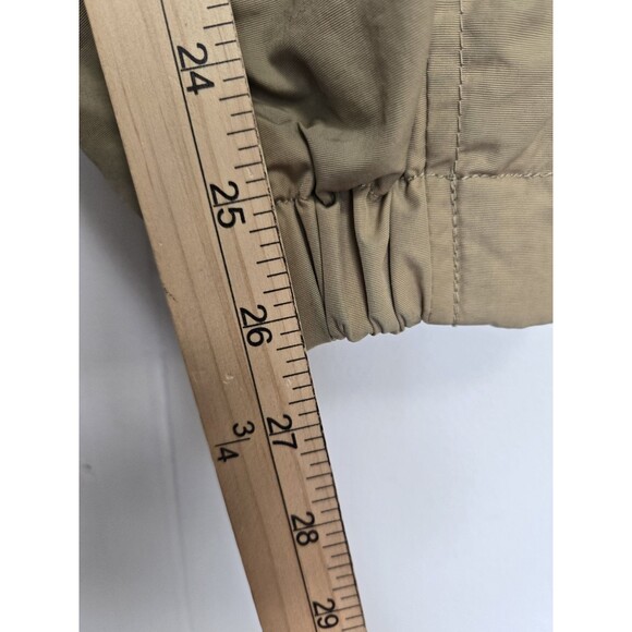 Eddie Bauer Jacket Mens XL Nylon Chore Coat Khaki Zip Water Resistant Outdoor - Picture 9 of 9